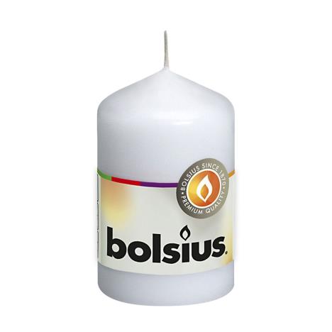 Bolsius White Pillar Candle 8cm x 5cm