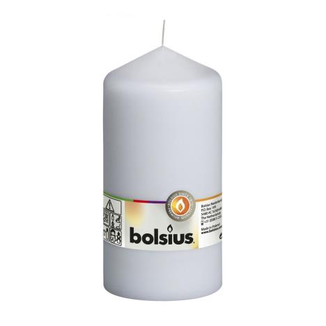 Bolsius White Pillar Candle 15cm x 8cm  £6.29