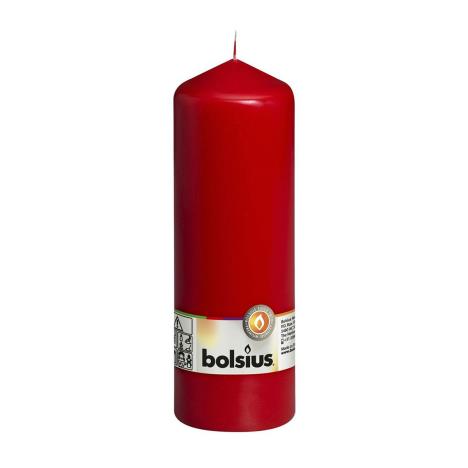 Bolsius Red Pillar Candle 20cm x 7cm  £6.29