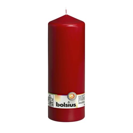 Bolsius Wine Red Pillar Candle 25cm x 8cm  £8.54