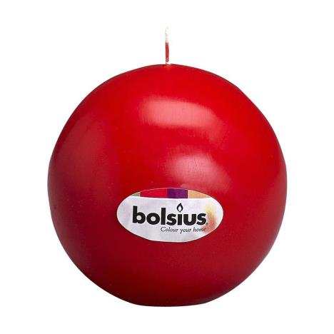 Bolsius Red Ball Candle 7cm  £2.24