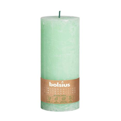 Bolsius Water Rustic Pillar Candle 19cm x 7cm