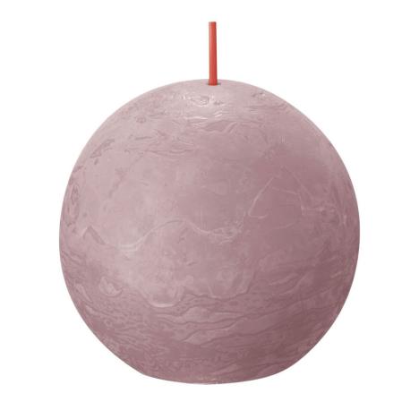 Bolsius Ash Rose Rustic Ball Candle 8cm  £5.84