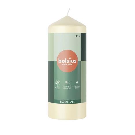 Bolsius Essentials Ivory Pillar Candle 15cm x 5.8cm