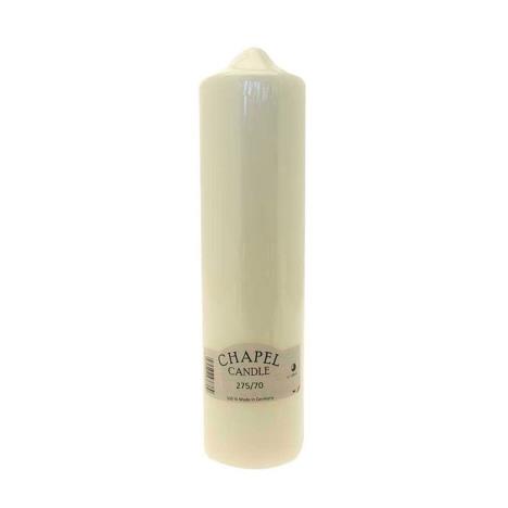 Chapel Candles Ivory Pillar Candle 27.5cm x 7cm  £16.19