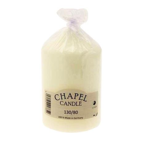 Chapel Candles Ivory Pillar Candle 13cm x 8cm