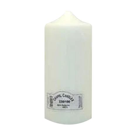 Chapel Candles Ivory Pillar Candle 23cm x 10cm