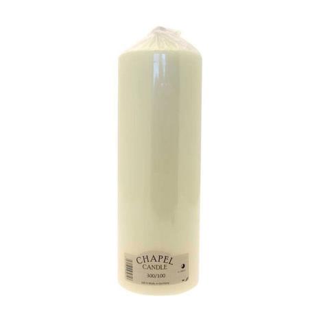 Chapel Candles Ivory Pillar Candle 30cm x 10cm