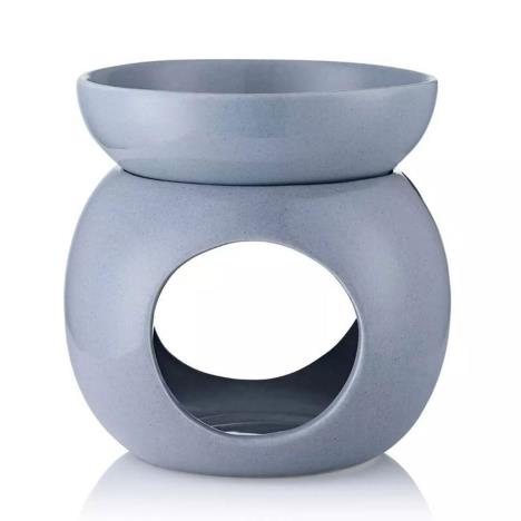 Ava May Grey Round Wax Melt Warmer  £5.39