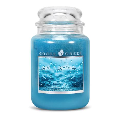 Goose Creek Cool Rain Drops Large Jar Candle  £17.99