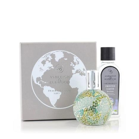 Ashleigh &amp; Burwood Earth&#39;s Aura Fragrance Lamp &amp; Frosted Earth Gift Set