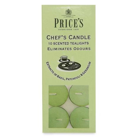 Price&#39;s Chef&#39;s Fresh Air Tea Lights (Pack of 10)