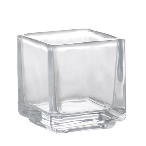 Price&#39;s Square Glass Tealight &amp; Votive Holder