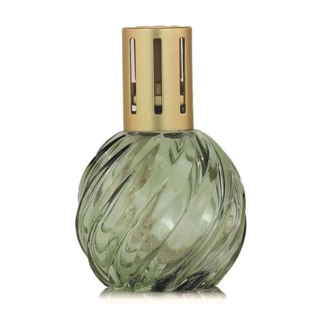 Ashleigh &amp; Burwood Green Swirling Jewel Large Fragrance Lamp