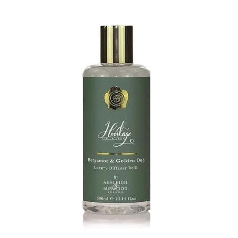 Ashleigh & Burwood Bergamot & Golden Oud Heritage Collection Reed Diffuser Refill 300ml  £13.05