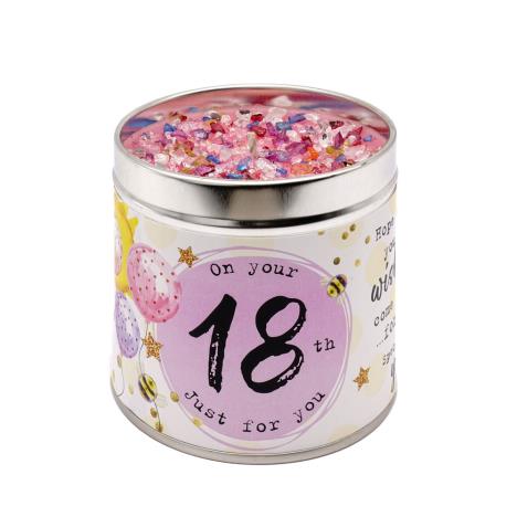 Best Kept Secrets 18th Birthday Tin Candle