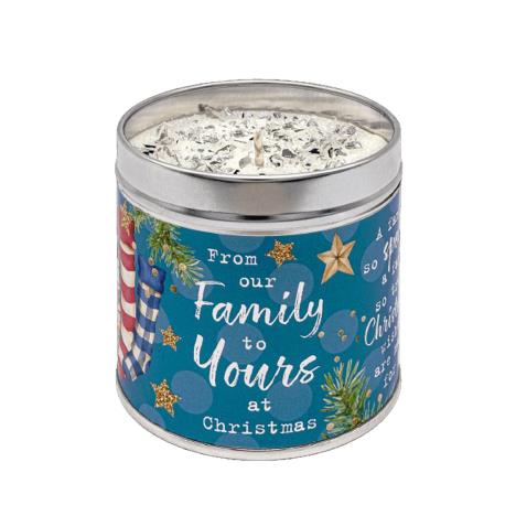 Best Kept Secrets From Our Family To Yours Festive Tin Candle