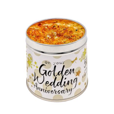 Best Kept Secrets Golden Wedding Anniversary Tin Candle  £9.89