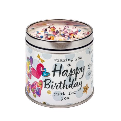 Best Kept Secrets Happy Birthday Tin Candle  £8.99