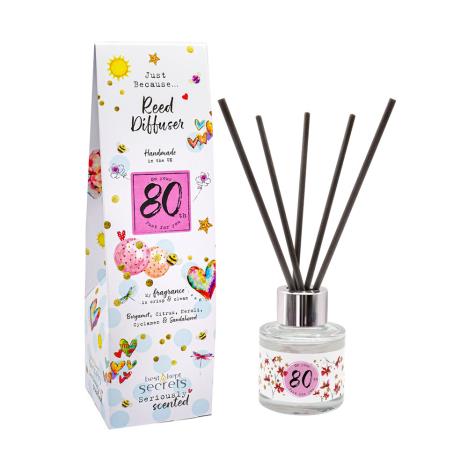 Best Kept Secrets 80th Birthday Sparkly Reed Diffuser - 50ml