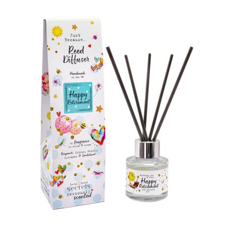 Best Kept Secrets Happy Retirement Sparkly Reed Diffuser - 50ml  £8.99