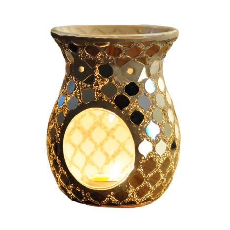 Sense Aroma Silver Moroccan Wax Melt Warmer