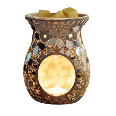 Sense Aroma Silver Flower Wax Melt Warmer  £5.99