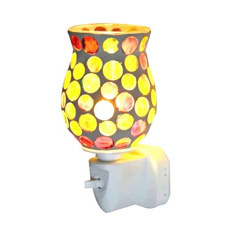 Sense Aroma Calypso Circles Tulip Mosaic Plug In Wax Melt Warmer  £13.04