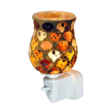 Sense Aroma Amber Mosaic Plug In Wax Melt Warmer