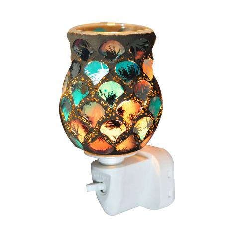 Sense Aroma Pink Green Mosaic Plug In Wax Melt Warmer  £14.39