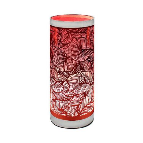 Desire Aroma Silver &amp; Pink Leaf Touch Electric Wax Melt Warmer