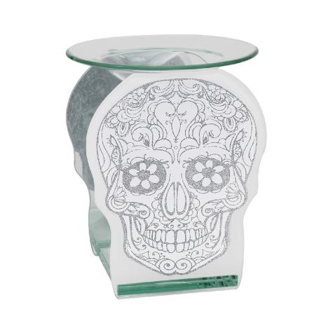 Desire Skull Glass Wax Melt Warmer  £5.99