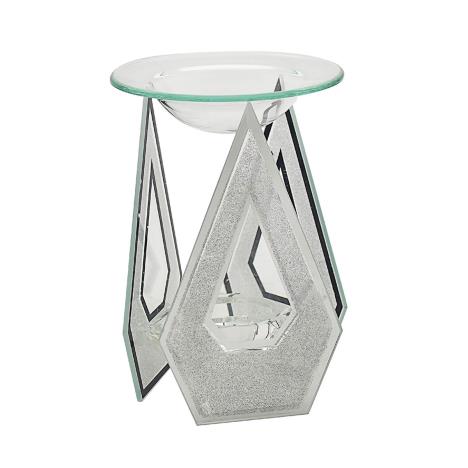 Desire Silver Diamond Glitter Wax Melt Warmer  £6.59