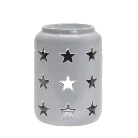 Desire Stars Grey Ceramic Wax Melt Warmer  £7.19