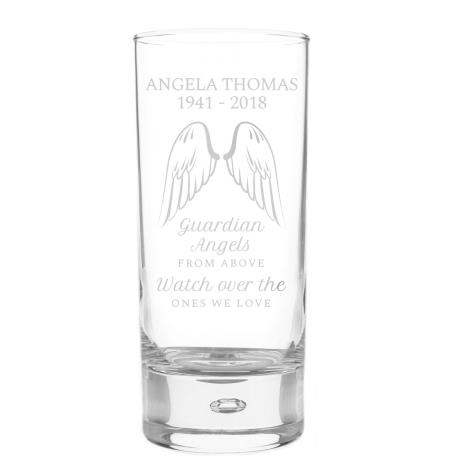 Personalised Guardian Angel Wings Floating Candle Holder