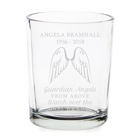 Personalised Guardian Angel Wings Votive Candle Holder  £6.29