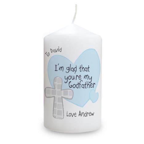 Personalised Godfather Pillar Candle  £8.99