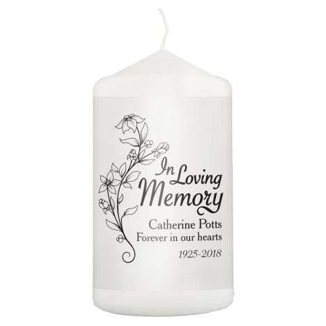 Personalised In Loving Memory Pillar Candle  £11.69