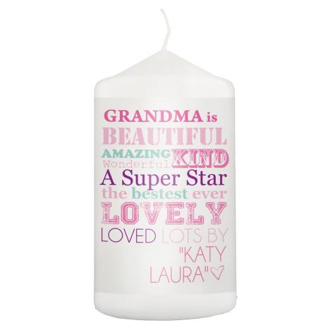 Personalised She Is Loved Pillar Candle