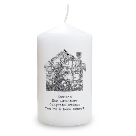Personalised 1805 - 1874 Old Series Map Home Candle  £10.79