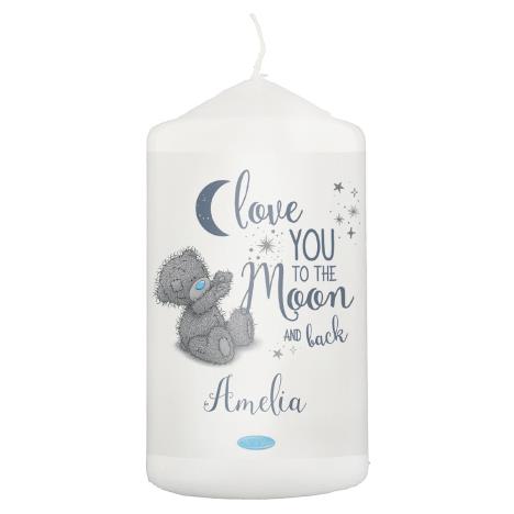 Personalised Me to You Love You to the Moon and Back Pillar Candle  £11.69