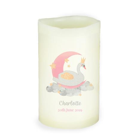 Personalised Swan Lake LED Candle  £11.69