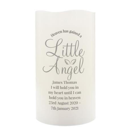 Personalised Little Angel LED Candle