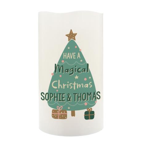 Personalised Have A Magical Christmas LED Candle  £13.49