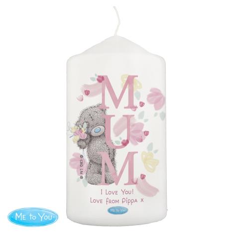 Personalised Me to You Mum Pillar Candle  £13.49