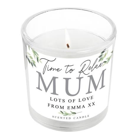 Personalised Botanical Scented Jar Candle  £8.99