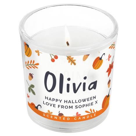 Personalised Pumpkin Candle in a Jar
