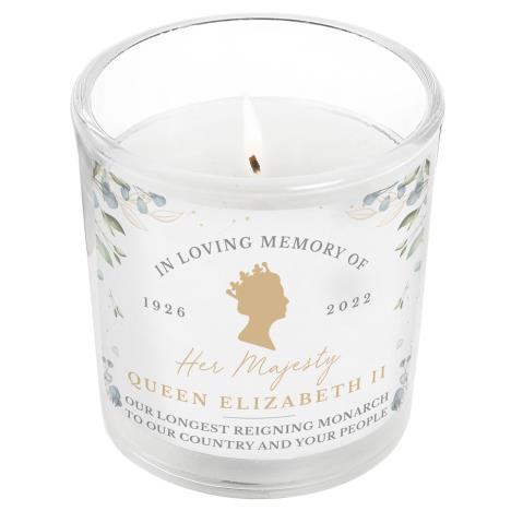 Personalised Queens Commemorative Small Candle Jar  £8.99