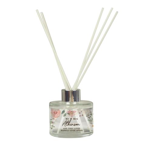 Personalised Floral Watercolour Reed Diffuser