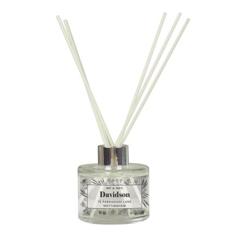 Personalised Black Foliage Reed Diffuser